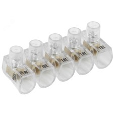 Зажим винтовой концевой изолированный КЗВИ 2,5мм2 (5x1) IEK
