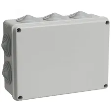 Коробка расп. КМ41244 о/п 190х140х70мм IP55 10 вв. серая IEK