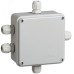 Коробка расп. КМ41330 о/п 100х100х50мм PG9 IP55 серая IEK