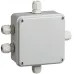 Коробка расп. КМ41330 о/п 100х100х50мм PG9 IP55 серая IEK