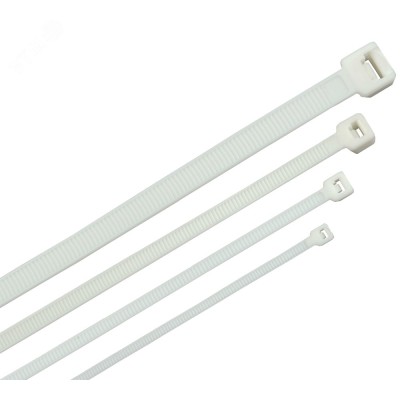 Хомут морозостойкий Хкм 4,8х380мм белый (100шт) IEK