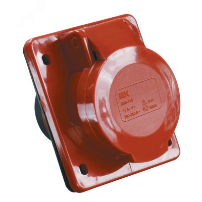 Розетка стац. скрытая ССИ-414 3Р+Е 16А 380-415В IP44 IEK