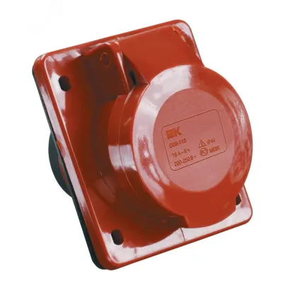 Розетка стац. скрытая ССИ-414 3Р+Е 16А 380-415В IP44 IEK