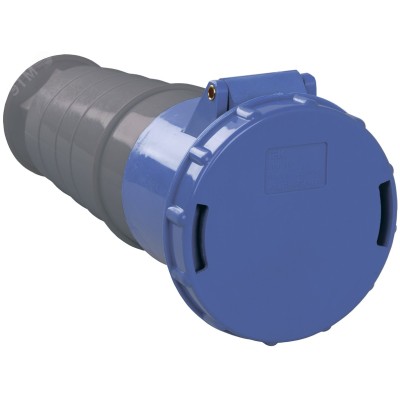 Розетка переносная ССИ-233 2Р+РЕ 63А 200-250В IP54 IEK