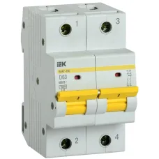 Авт. выкл. ВА47-150 2Р 63А 15кА х-ка D IEK