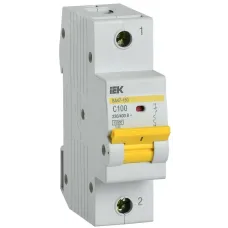Авт. выкл. ВА47-150 1Р 100А 15кА х-ка C IEK