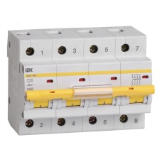 Авт. выкл. ВА47-100 4Р 20А 10кА х-ка C IEK