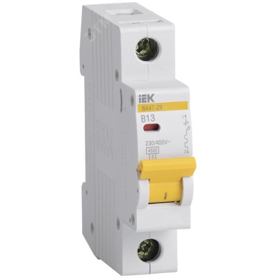 Авт. выкл.ВА47-29 1Р 13А 4,5кА х-ка В ИЭК