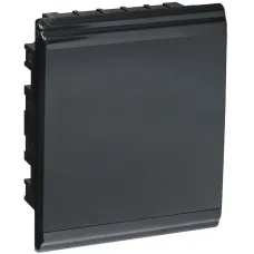 Корпус модульный пл. встр. ЩРВ-П-24 PRIME черный IP41 IEK