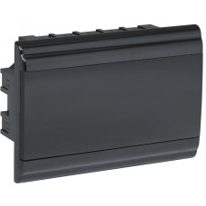 Корпус модульный пл. встр. ЩРВ-П-12 PRIME черный IP41 IEK