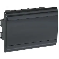 Корпус модульный пл. встр. ЩРВ-П-12 PRIME черный IP41 IEK