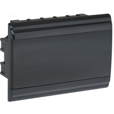 Корпус модульный пл. встр. ЩРВ-П-12 PRIME черный IP41 IEK