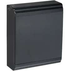 Корпус модульный пл. нав. ЩРН-П-24 PRIME черный IP41 IEK