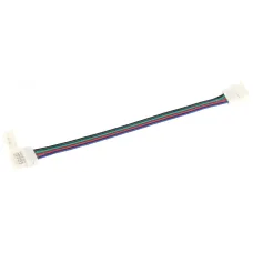 Коннектор 3шт RGB 10мм (разъем-15см-разъем) IEK