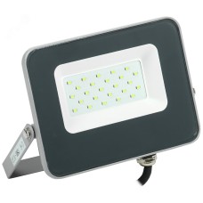 Прожектор LED СДО 07-20G green IP65 серый IEK