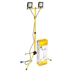 Прожектор LED СДО 06-2х30Ш штатив 6500К IP65 черный IEK