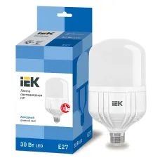 Лампа LED HP 30Вт 230В 6500К E27 IEK