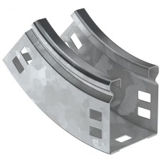 Поворот плавный 45 градусов тип В10 ESCA 50х50 мм HDZ