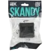 SKANDY Розетка компьютерная двойная RJ45 кат.5E SK-K03G графит IEK