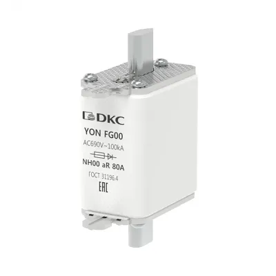 Предохранитель YON ножевого типа FG00 80А 690V характеристика arya