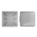 Коробка распределительная 60-0213 для прямого монтажа двухкомпонентная безгалогенная (HF) серая 80х80х40
