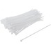 Хомуты нейлоновые для проводов, белые 100 шт., 3,6х150 мм