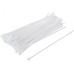 Хомуты нейлоновые для проводов, белые 100 шт., 4,8х250 мм