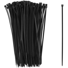 Хомуты нейлоновые для проводов, черные 100 шт.,  2,5х150 мм