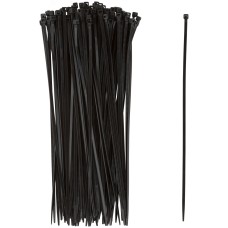 Хомуты нейлоновые для проводов, черные 100 шт.,  3,6х250 мм