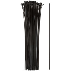 Хомуты нейлоновые для проводов, черные 100 шт.,  4,8х500 мм