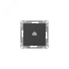 Эпика Механизм розетки RJ45 (cat5) черный EKF