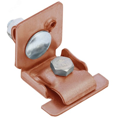 Держатель проводника круглого универсальный 6-10 мм фальц 0,7-8 мм медь