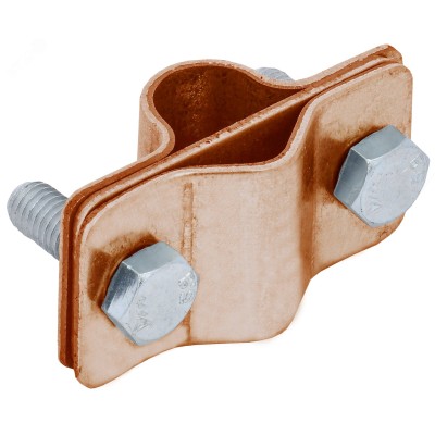 Зажим соединительный параллельный пруток-стержень медь