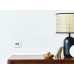 Розетка компьютерная двойная RJ45 категория 5Е UTP белый ETIKA