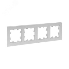 Эпика Рамка 4-местная алюминий пластик EKF