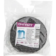 Изолента ОНЛАЙТ 61 152 OIT-H15-10/BL ХБ черная 100г 0,35х15мм 10м