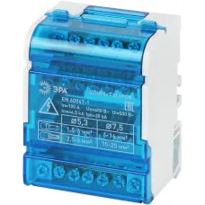 Шины на DIN-рейку ЭРА NO-224-15 в корпусе кросс-модуль ШНК 4х7 3L+PEN