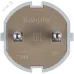 Вилка Navigator прямая без заземления белая 61 358 NCA-PL01-6A-X-WH