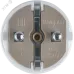 Вилка Navigator прямая с заземлением белая 61 359 NCA-PL02-16A-E-WH