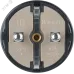 Вилка Navigator прямая с заземлением черная 61 360 NCA-PL02-16A-E-BL