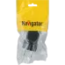 Вилка Navigator прямая с заземлением черная 61 360 NCA-PL02-16A-E-BL