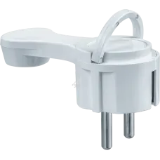 Вилка Navigator плоская с/з белая 61 365 NCA-PL06-16A-E-WH