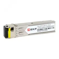 Модуль, оптический трансивер SFP 1,25 Гбит одинарное одномодовое оптоволокно 1550нм дальность 20км TSX