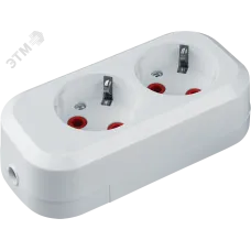 Колодка NCA-BL01-02-E-WH 2гн с/з пластик