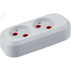 Колодка NCA-BL01-02-X-WH 2гн б/з пластик