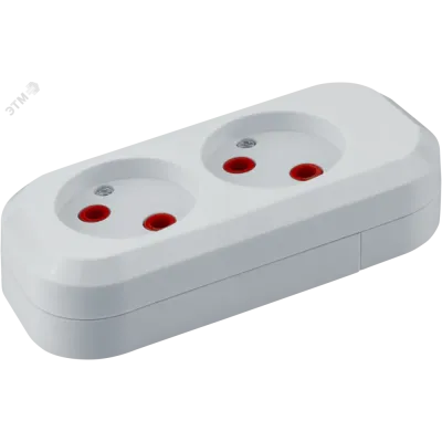 Колодка NCA-BL01-02-X-WH 2гн б/з пластик