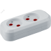 Колодка NCA-BL01-02-X-WH 2гн б/з пластик