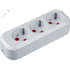 Колодка NCA-BL01-03-E-WH 3гн с/з пластик