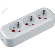 Колодка NCA-BL01-03-E-WH 3гн с/з пластик