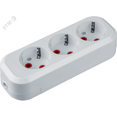 Колодка NCA-BL01-03-E-WH 3гн с/з пластик